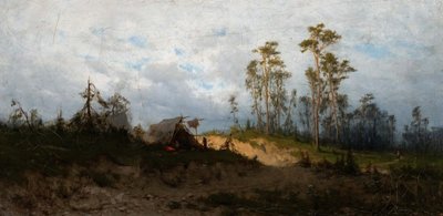Gypsy Encampment by Zygmunt Sidorowicz